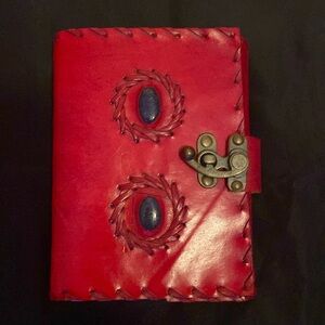 Earthbound Red Leather Journal